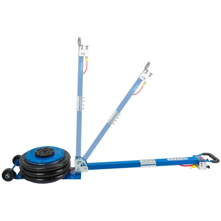 Домкрат подкатной пневматический 6т (h min-150мм,h max-400мм,Ø-300мм)