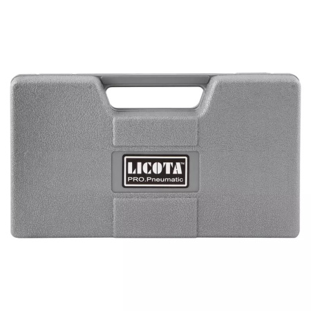 Молоток пневматический в комплекте с зубилами Licota PAH-20002RK (в кейсе, 10 пр., энерг. уд. 7,2 Дж)