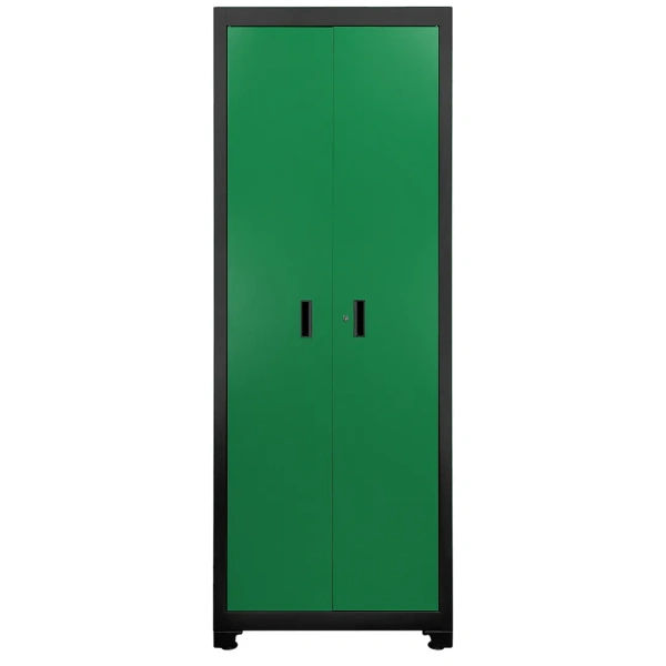 Комплект металл. гаражной мебели 2362x500x2050мм (стол:1600х500х750мм,шкаф:1990х500х762мм,тележка 2шт:658х600х400мм,навесной модуль:1600х600х200мм)