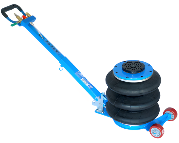 Пневматический домкрат 3-секционный с ручкой AE&T T08103A (3т)