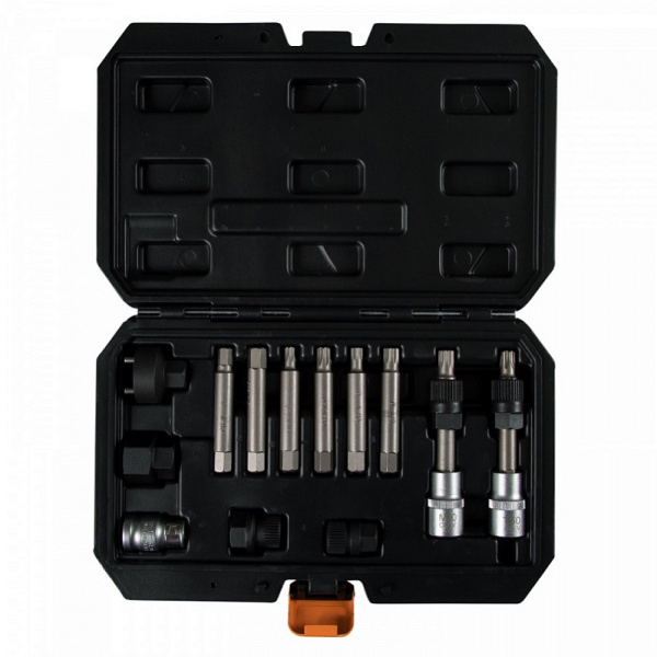 Набор специальных головок и насадок AFFIX AF10610013C для шкива генератора, кейс, 13 предметов