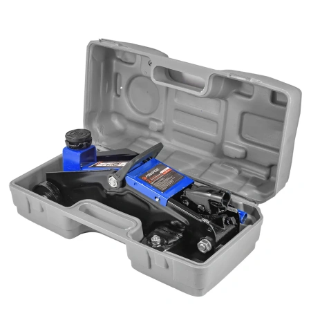 Домкрат подкатной гидравлический 2т (h min 135мм, h max 320мм) в кейсе