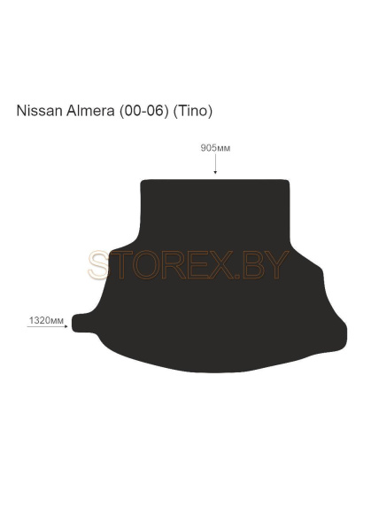 Nissan Almera (00-06) (Tino) Багажник copy