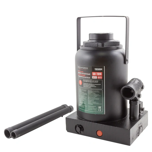 Домкрат бутылочный 50т с клапаном (h min 260мм,h max 480мм)