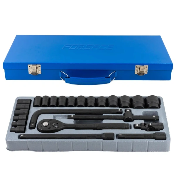 Набор инструментов 24пр. 1/2''(6гр.)(8-32мм)