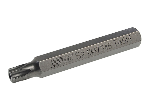 Бита TORX удлиненная JTC 1347545 (Т45Hх75 мм, 10 мм, S2)