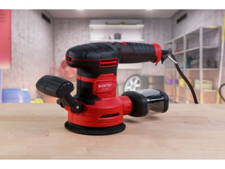 Эксцентриковая шлифмашина WORTEX RS 1245 E в кор. 430 Вт, 125 мм, 7000-14000 об/мин