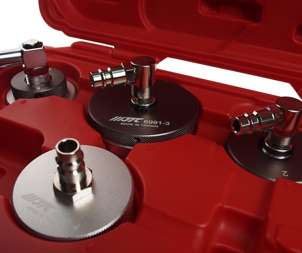 Набор адаптеров для прокачки тормозов JTC 6991 (используется с JTC 6989, JTC 6990)