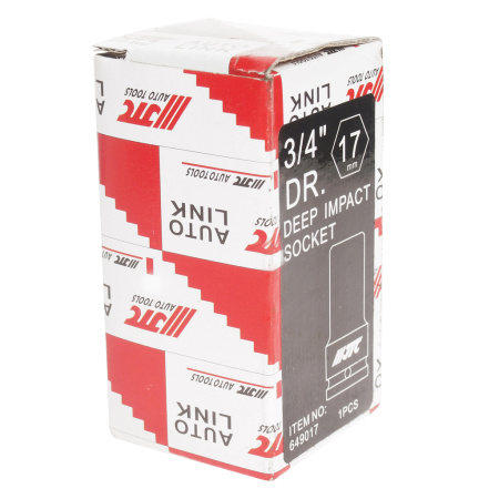 Головка торцевая ударная глубокая JTC 649017 (3/4", 17 мм, L=90 мм)