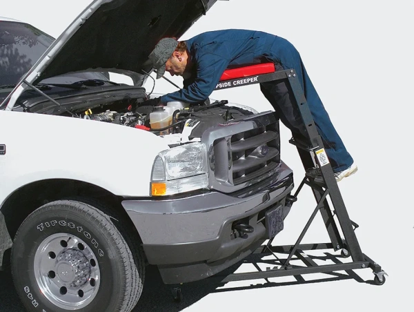 Платформа ремонтная передвижная (180кг max нагрузка,h min-1200мм,max-1400мм,площадка 400х450мм,4 колеса,расст.между лапами-720мм)