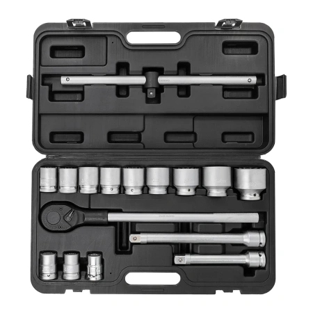 Набор инструментов 16пр. 3/4''12гр.(17,19,21,24,27,30,32,33,36,41,46,50), в кейсе
