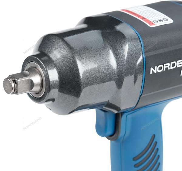 Пневмогайковерт ударный NORDBERG NP14102, 1/2", 1300Нм, переключение одной рукой