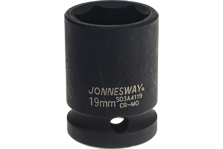 Головка торцевая ударная JONNESWAY S03A4119 (1/2";R, 19 мм)