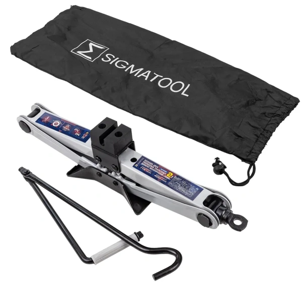 Домкрат механический ''ромб''2т (h min 115мм, h max 400мм, L-420мм) в водоотталкивающем чехле