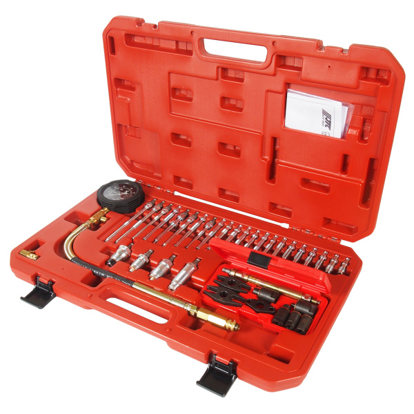 Компрессометр дизель с адаптерами JTC 4302 (37 предметов)
