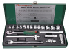 Набор головок торцевых S04H3120S, 3/8"DR, 6-23 мм, 20 предметов