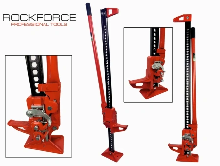 Домкрат реечный 3т 48''(высота подхвата - 155мм, высота подъема - 1070мм)
