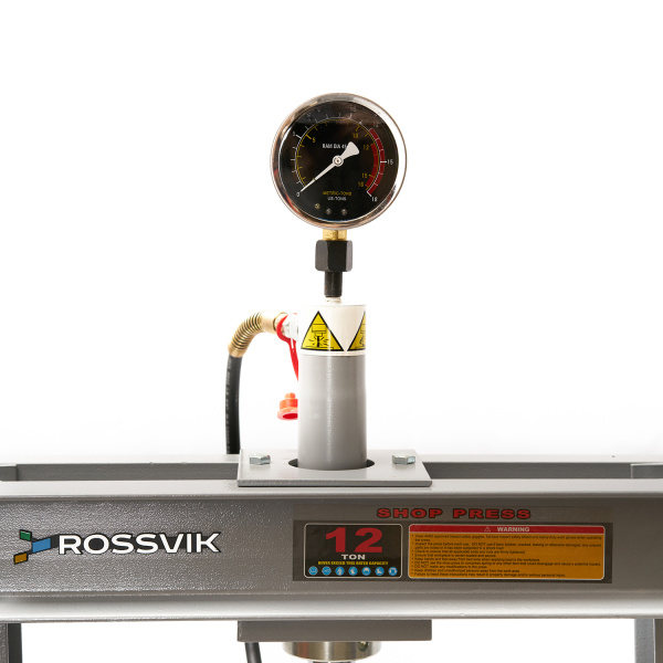 Пресс гидравлический напольный Rossvik HJ0803_7040 (12 т, цвет серый, RAL 7040)