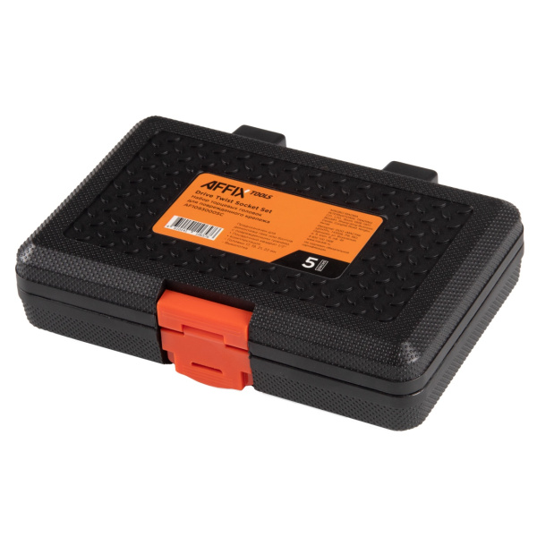 Набор торцевых головок для поврежденных гаек и болтов 17-22 мм кейс 5 предметов AFFIX AF10930005C