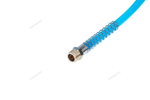 Шланг воздушный спиральный полиуретановый NORDBERG HS0606PU, Ø6х8 мм, 6 м