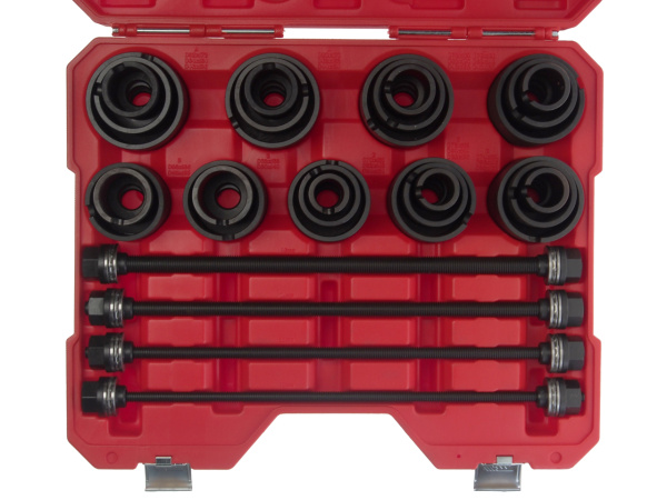 Набор инструментов для демонтажа/монтажа сайлентблоков внутр. универсальный JTC 6770 (d=24-72 мм, 29 пр.)