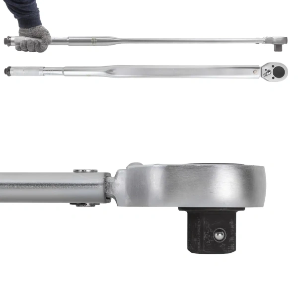 Ключ динамометрический щелчкового типа 140-700Nm 1'', в пластиковом футляре