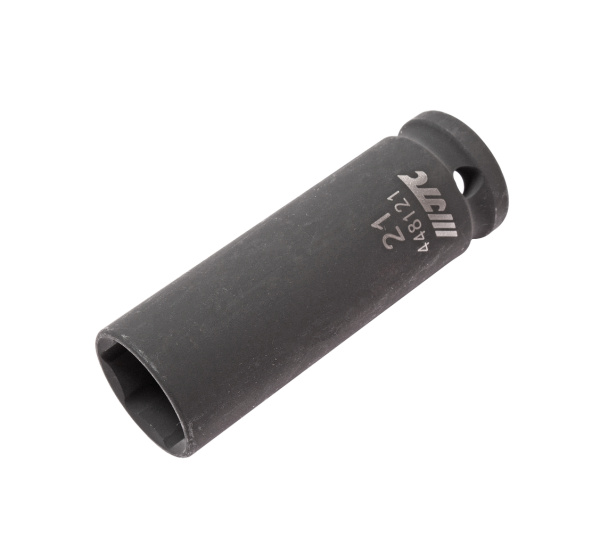 Головка торцевая ударная тонкостенная глубокая JTC 448121 (1/2", 21 мм, L=82 мм)