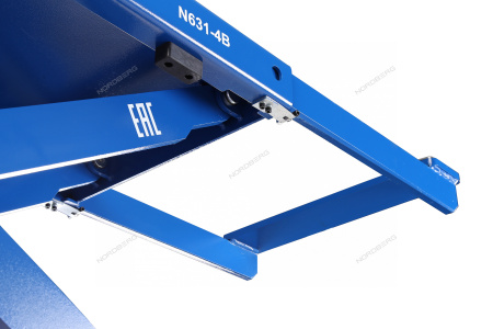 Подъемник ножничный NORDBERG N631-4B_380 (4 т, 380 В, синий)