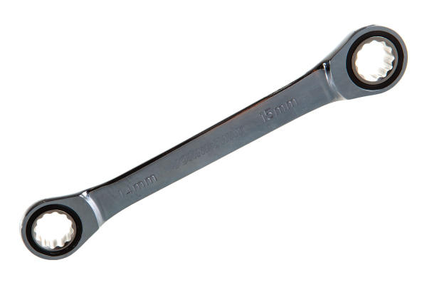 Ключ накидной трещоточный JONNESWAY W681415 (14х15 мм.)