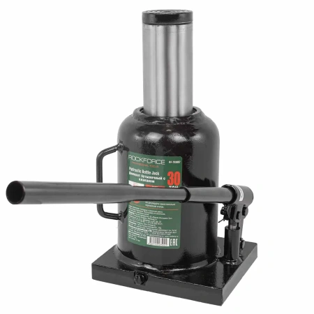 Домкрат бутылочный 30т низкопрофильный (высота подхвата - 230мм, высота подъема - 360мм, ход штока - 130мм)