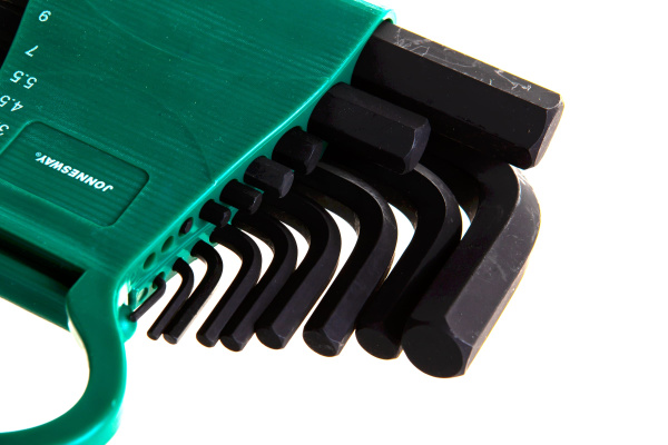 Комплект угловых шестигранников коротких H01MH118S, 1,5-19мм, 18 предметов