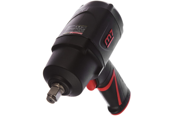 Гайковерт пневматический ударный MIGHTY SEVEN NC-4255QH01, 1/2", 1627 Нм, система «EZ Grease», в комплекте футболка