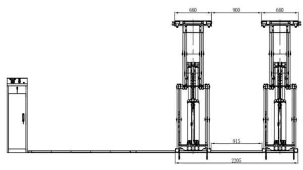 Ножничный подъёмник, г/п 3.5 т Хорекс Авто HDSLC-3.5