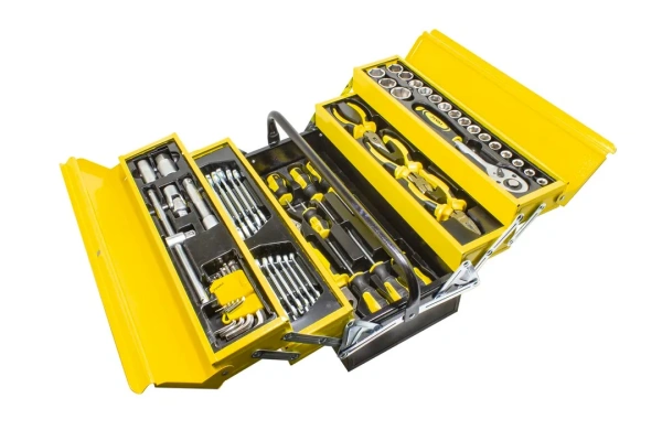 Набор инструментов 60пр. 1/2''(6гр)(8-27мм),в складном метал. ящике