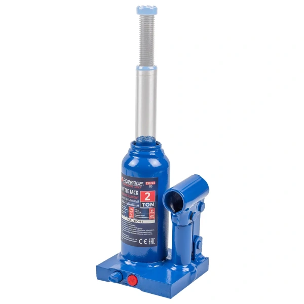 Домкрат бутылочный 2т с клапаном (h min-148мм, h max-278мм)