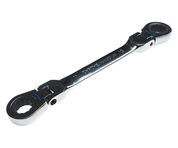 Ключ накидной трещоточный шарнирный JTC 5035 (11х13 мм, L=169 мм)