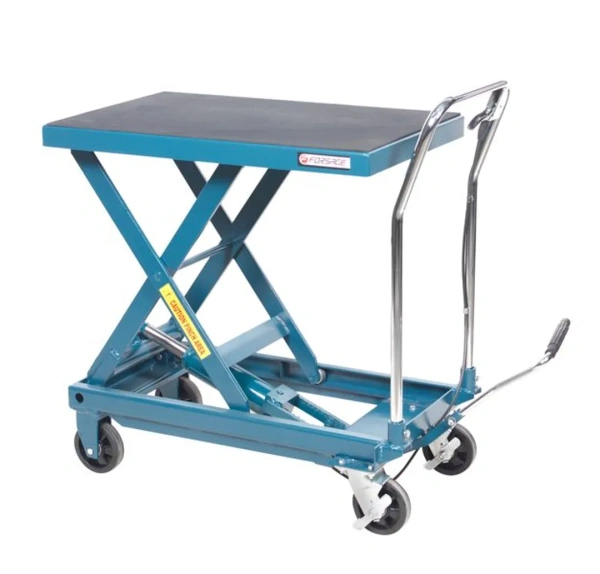 Стол подъемный гидравлический для подъема и перевозки агрегатов 500кг (h min-280мм,h max-860мм, 950х555мм)