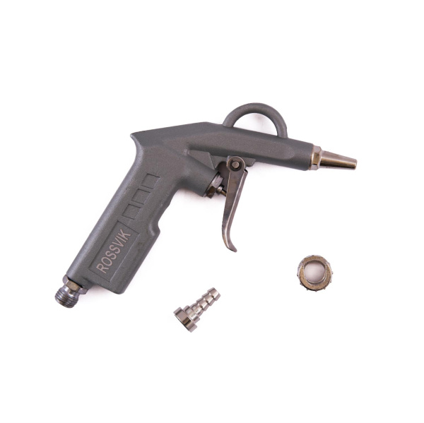 Пистолет обдувочный ROSSVIK 50047 (короткий носик, корпус металлический)