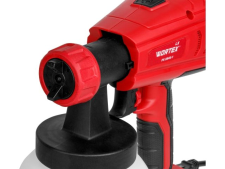 Краскораспылитель электрический WORTEX LX PS 0845-1 в кор. 550 Вт, 800 мл/мин, 1.3 л бак