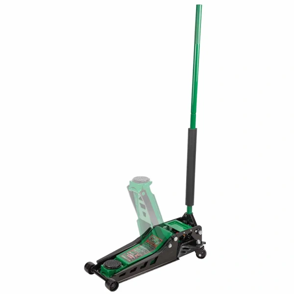 Домкрат подкатной гидравлический двухпоршневой 3т( h min 75мм, h max 508мм