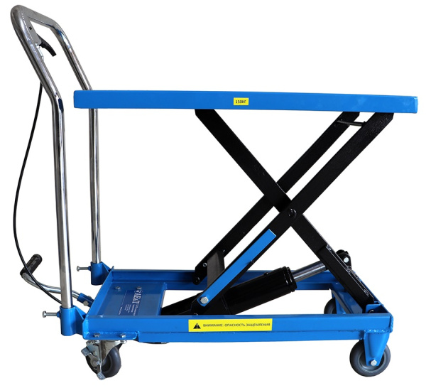 Тележка гидравлическая платформенная AE&T ТJ-15 (150кг)