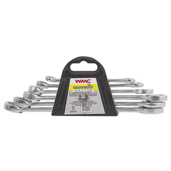 Набор ключей комбинированных 6пр. (6, 8, 10, 12, 13, 14мм).в пластиковом держателе