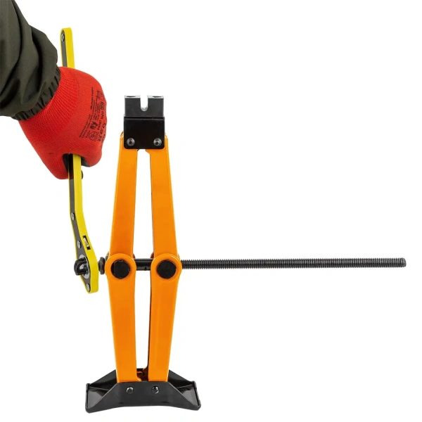 Домкрат механический ''ромб' 2т (hmin115мм, hmax 400мм, L-420мм) в водоотталкивающем чехле в комплекте с ключом трещоточным