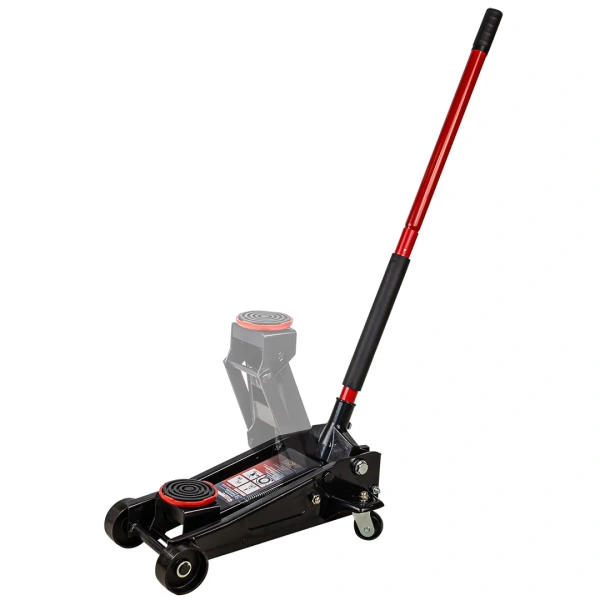 Домкрат подкатной гидравлический 3 т (h min 145мм, h max 475мм,) с резиновой накладкой