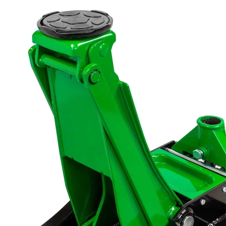 Домкрат подкатной гидравлический двухпоршневой с резиновой накладкой 3,5т (h min 80мм, h max 495мм)