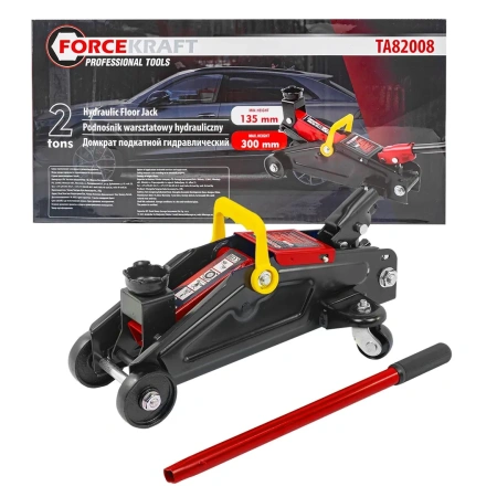 Домкрат подкатной гидравлический 2 т (h min 135мм.h max 300мм)