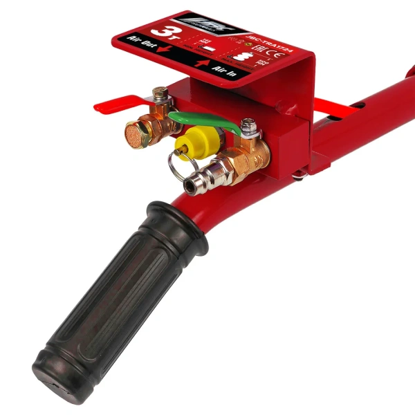 Домкрат подкатной пневматический 3т