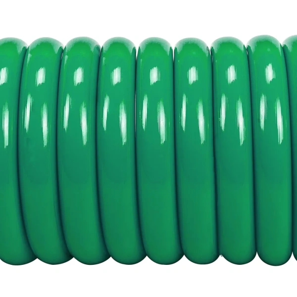 Шланг витой полиуретановый 10мм х 14мм х 10м с быстроразъемами (латунь, максимальное давление - 15bar, рабочая температура от -20 до +60 гр.)