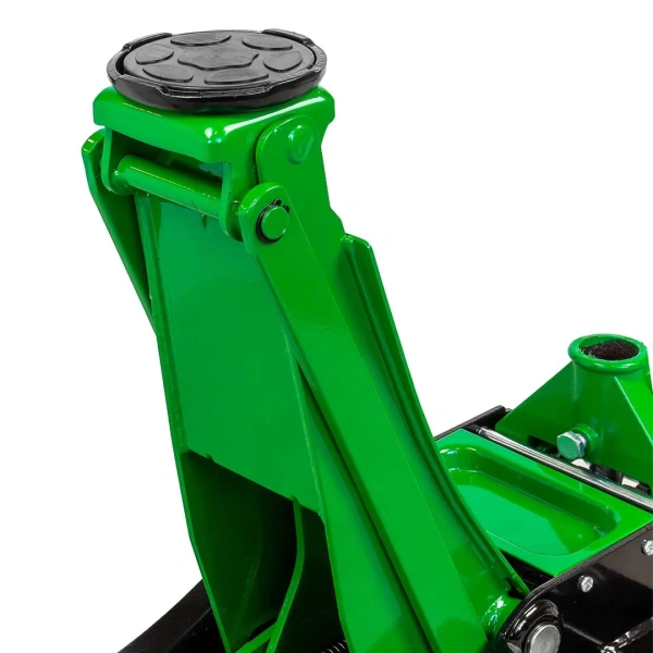 Домкрат подкатной гидравлический двухпоршневой с резиновой накладкой 3,5т (h min 80мм, h max 495мм)