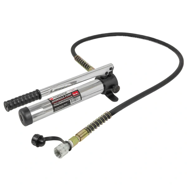 Насос гидравлический ручной 4т(объем масла-04л, давление-600bar,L шланга-0,8мм)